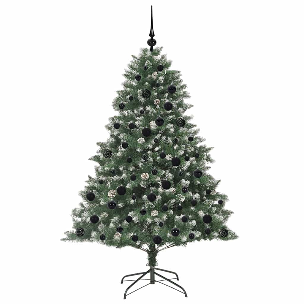 Kunstkerstboom met 300 LED Groen 180 cm PVC en Plastic en Staal is nu te koop bij PeponiXL, paradijselijk wonen!