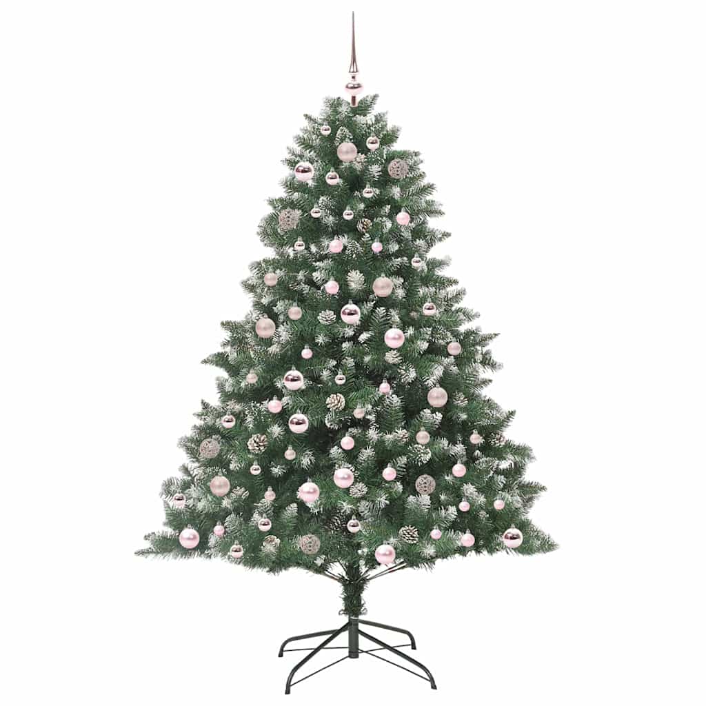 Kunstkerstboom met 300 LED Groen 180 cm PVC en Plastic en Staal is nu te koop bij PeponiXL, paradijselijk wonen!