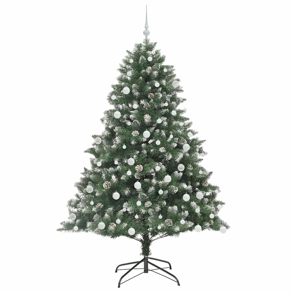 Kunstkerstboom met 300 LED Groen 180 cm PVC en Plastic en Staal is nu te koop bij PeponiXL, paradijselijk wonen!