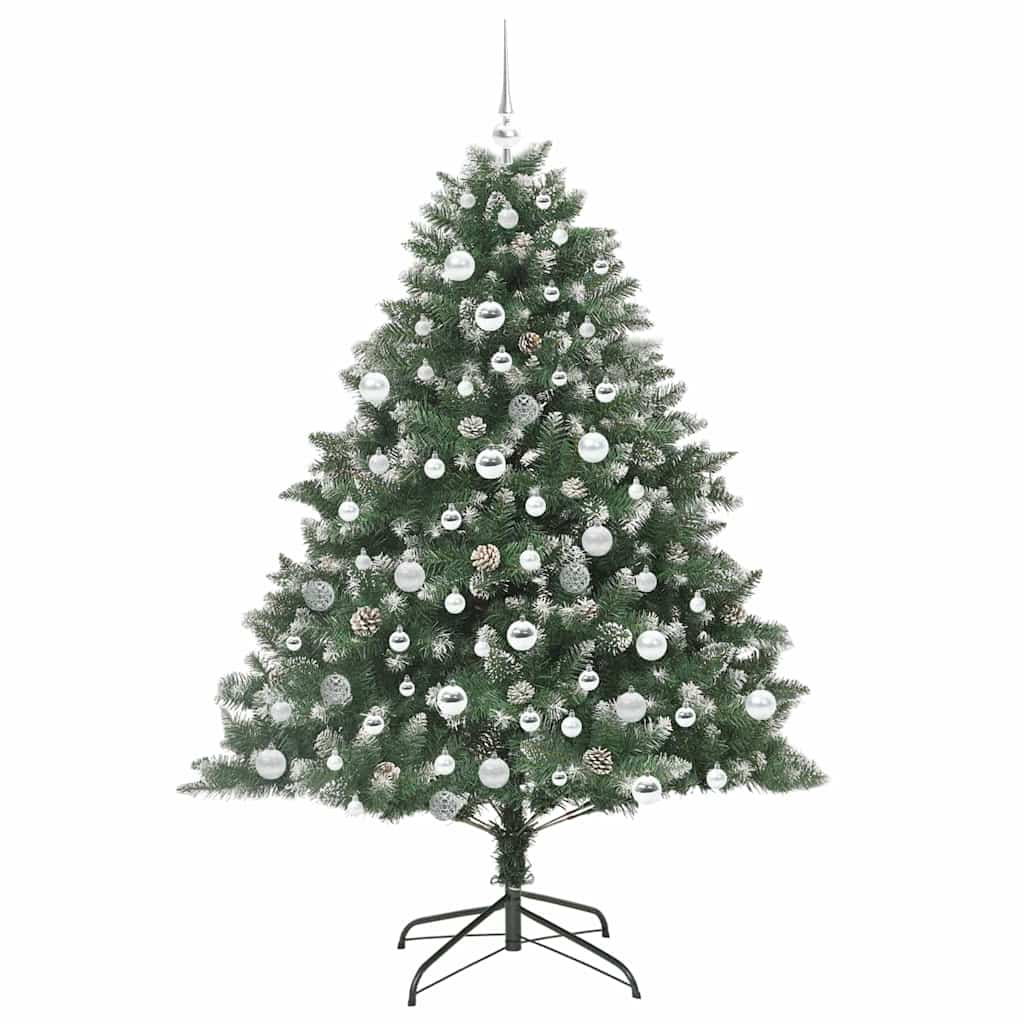 Kunstkerstboom met 300 LED Groen 180 cm PVC en Plastic en Staal is nu te koop bij PeponiXL, paradijselijk wonen!