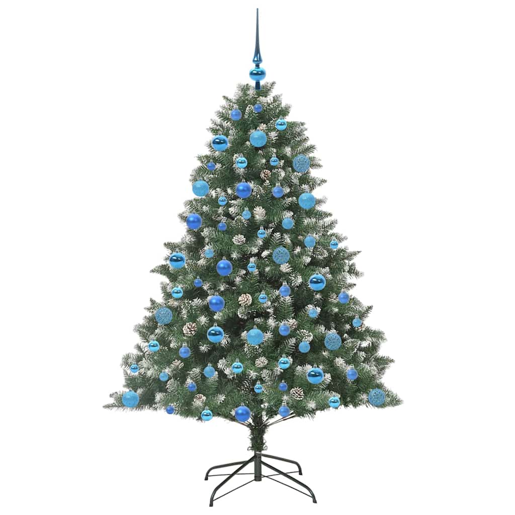 Kunstkerstboom met 300 LED Groen 180 cm PVC en Plastic en Staal is nu te koop bij PeponiXL, paradijselijk wonen!