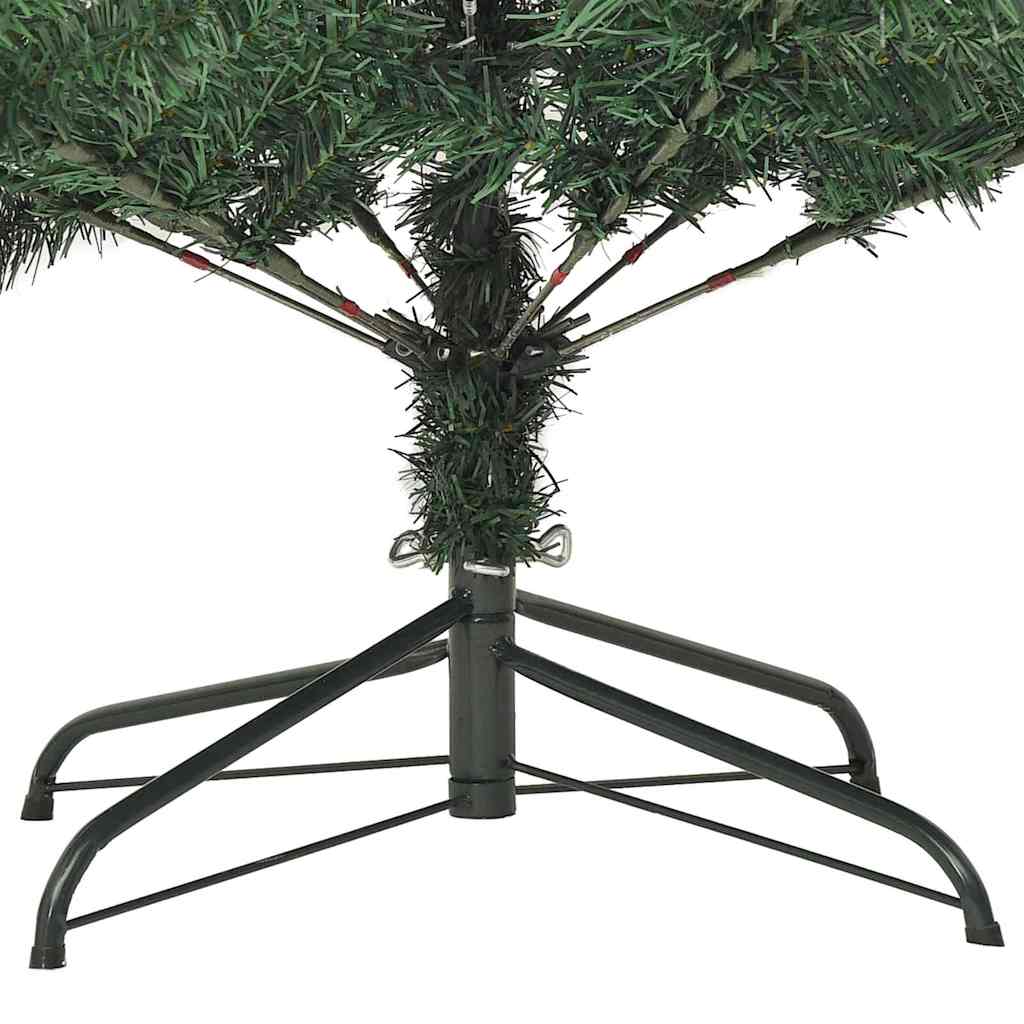 Kunstkerstboom met 300 LED Groen 210 cm PVC en Plastic en Staal is nu te koop bij PeponiXL, paradijselijk wonen!