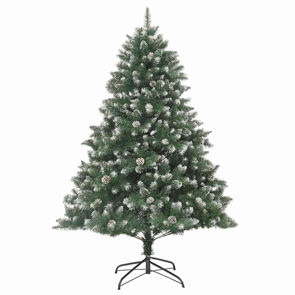 Kunstkerstboom met 300 LED Groen 240 cm PVC en Plastic en Staal is nu te koop bij PeponiXL, paradijselijk wonen!