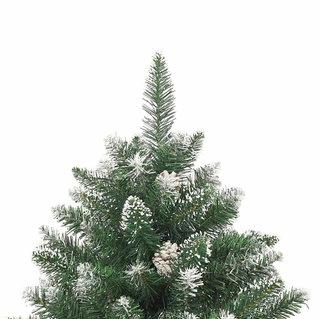 Kunstkerstboom met 300 LED Groen 240 cm PVC en Plastic en Staal is nu te koop bij PeponiXL, paradijselijk wonen!
