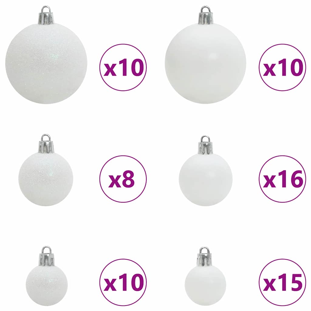 Kunstmatige slanke kerstboom met 300 LED Groen en Wit 180 cm is nu te koop bij PeponiXL, paradijselijk wonen!