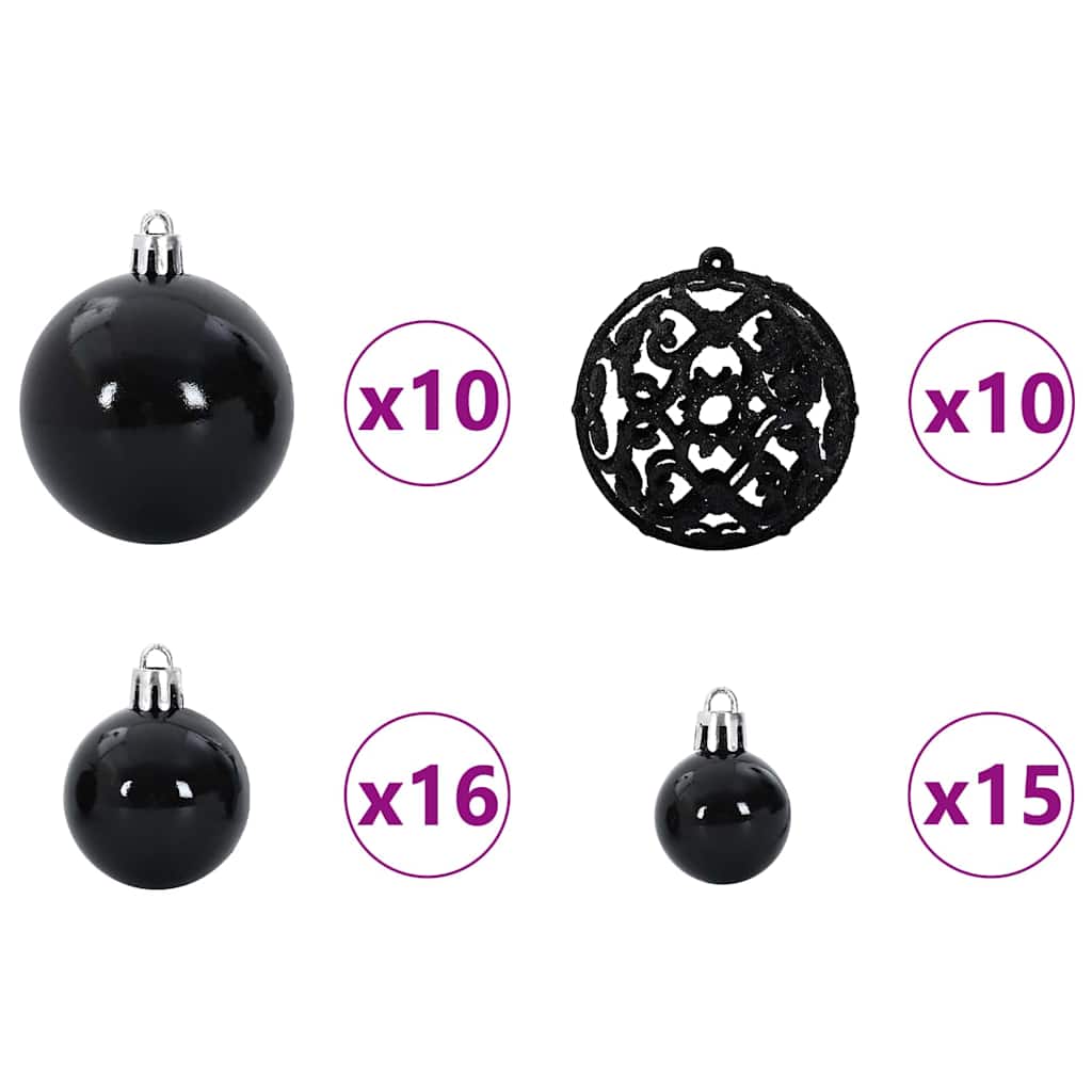 Kunstmatige slanke kerstboom met 300 LED Groen en Wit 210 cm is nu te koop bij PeponiXL, paradijselijk wonen!