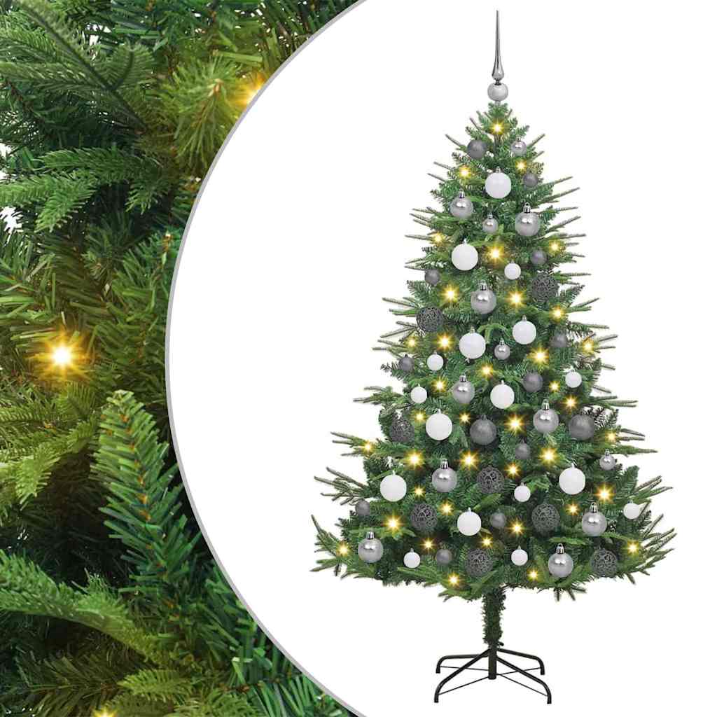 Artificial Pre-lit Kerstboom met Ballenset Groen 180 cm is nu te koop bij PeponiXL, paradijselijk wonen!