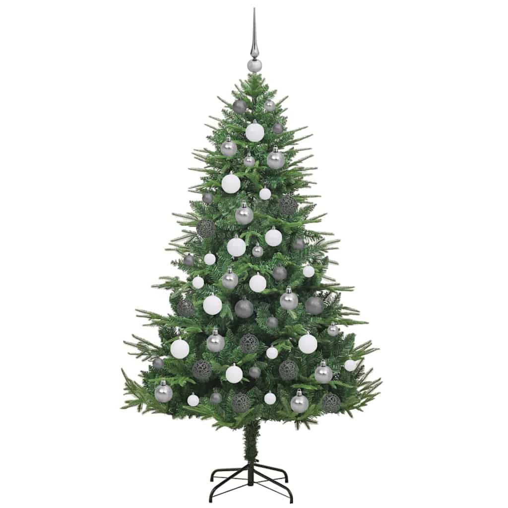 Artificial Pre-lit Kerstboom met Ballenset Groen 180 cm is nu te koop bij PeponiXL, paradijselijk wonen!