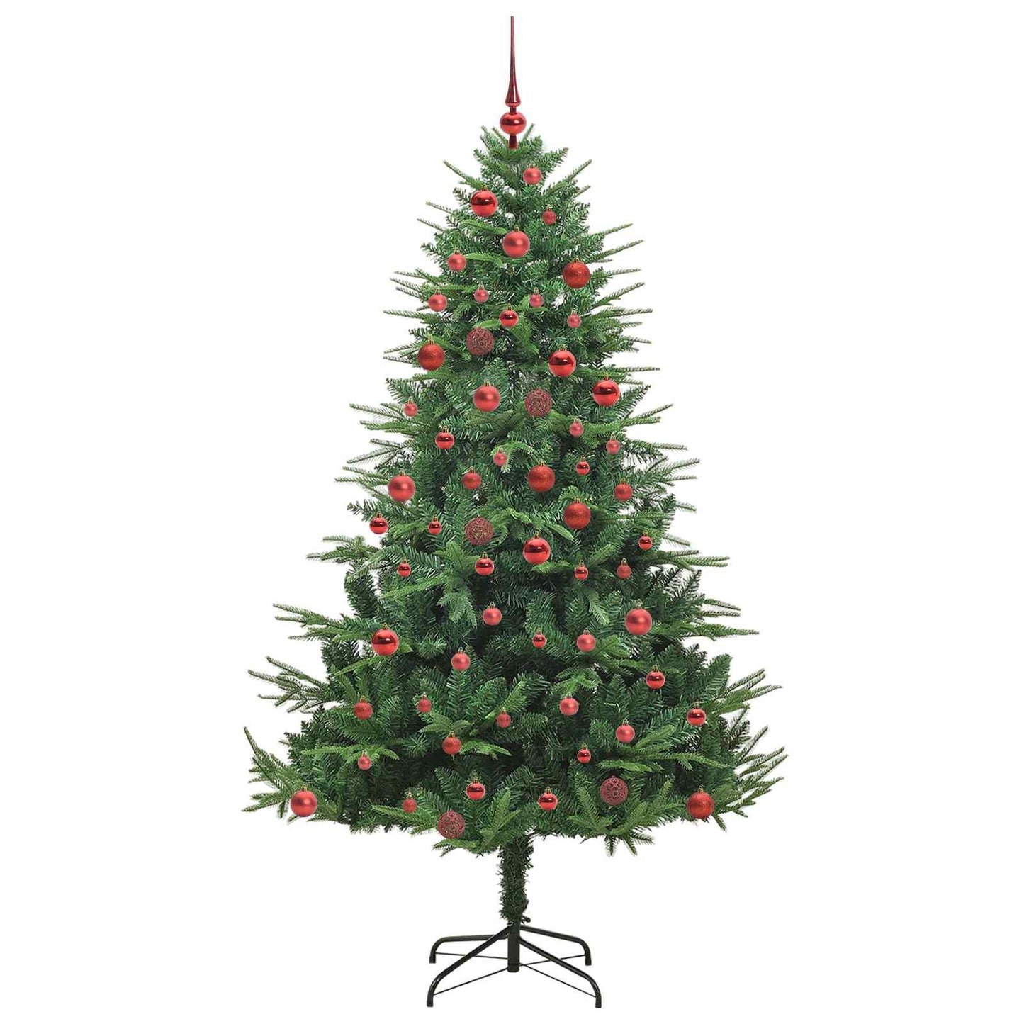 Artificial Pre-lit Kerstboom met Ballenset Groen 180 cm is nu te koop bij PeponiXL, paradijselijk wonen!