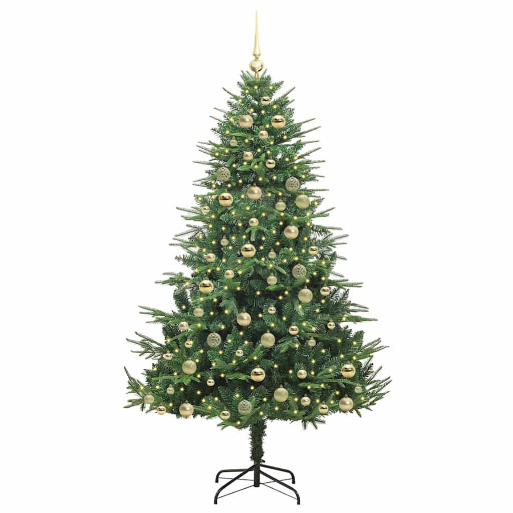 Artificial Pre-lit Kerstboom met Ballenset Groen 180 cm is nu te koop bij PeponiXL, paradijselijk wonen!