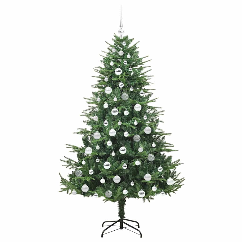 Artificial Pre-lit Kerstboom met Ballenset Groen 180 cm is nu te koop bij PeponiXL, paradijselijk wonen!