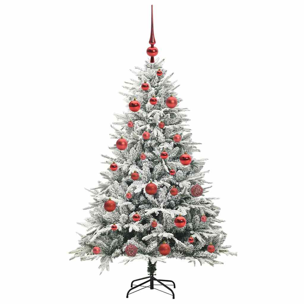 Artificial Pre-lit Kerstboom met Ballenset Groen 150 cm is nu te koop bij PeponiXL, paradijselijk wonen!