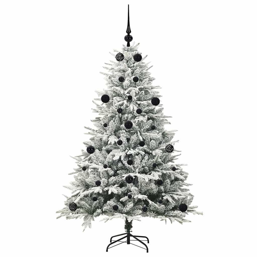Artificial Pre-lit Kerstboom met Ballenset Groen 150 cm is nu te koop bij PeponiXL, paradijselijk wonen!