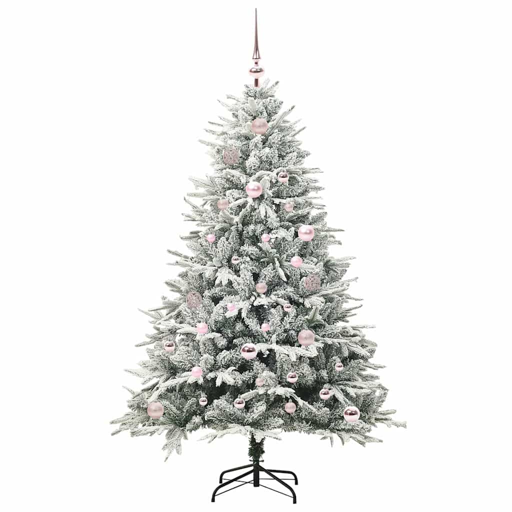 Artificial Pre-lit Kerstboom met Ballenset Groen 150 cm is nu te koop bij PeponiXL, paradijselijk wonen!