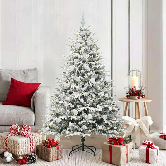 Artificial Pre-lit Kerstboom met Ballenset Groen 150 cm is nu te koop bij PeponiXL, paradijselijk wonen!