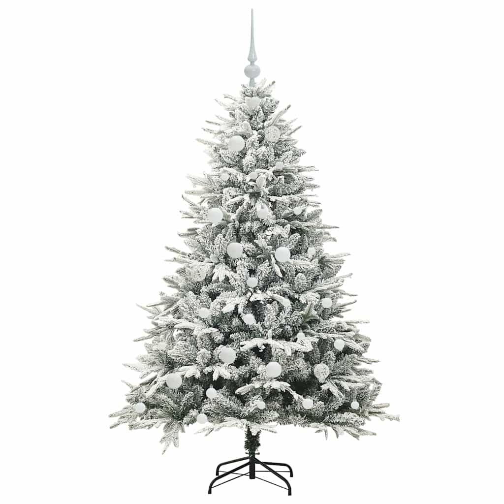 Artificial Pre-lit Kerstboom met Ballenset Groen 150 cm is nu te koop bij PeponiXL, paradijselijk wonen!