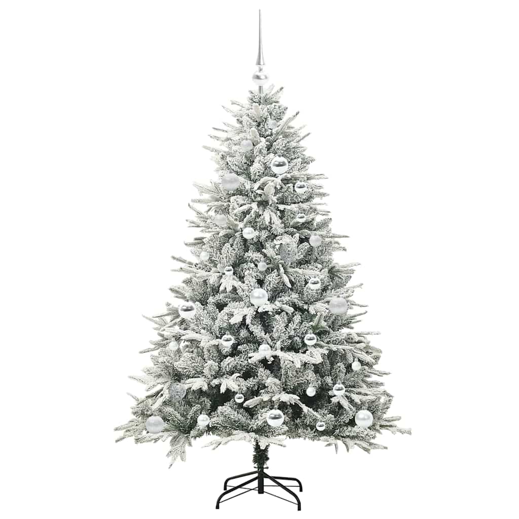 Artificial Pre-lit Kerstboom met Ballenset Groen 150 cm is nu te koop bij PeponiXL, paradijselijk wonen!