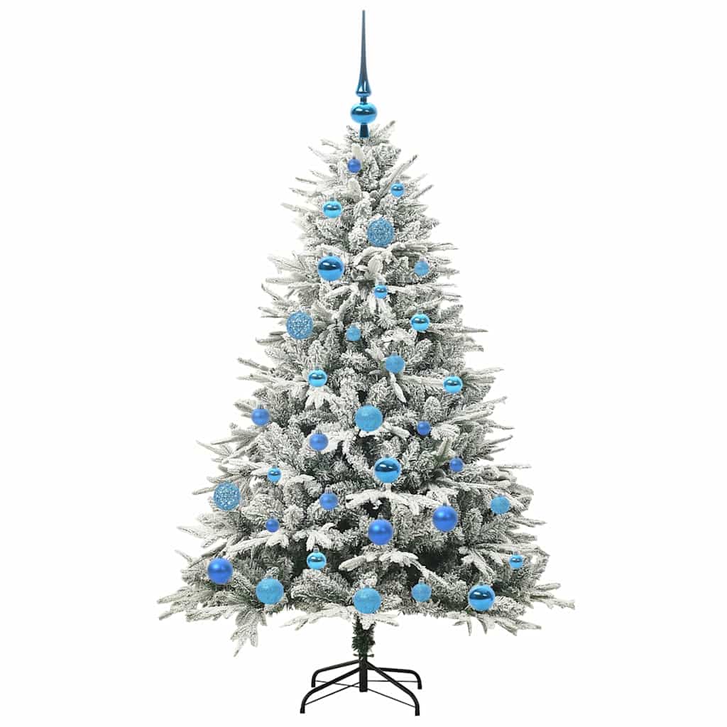 Artificial Pre-lit Kerstboom met Ballenset Groen 150 cm is nu te koop bij PeponiXL, paradijselijk wonen!