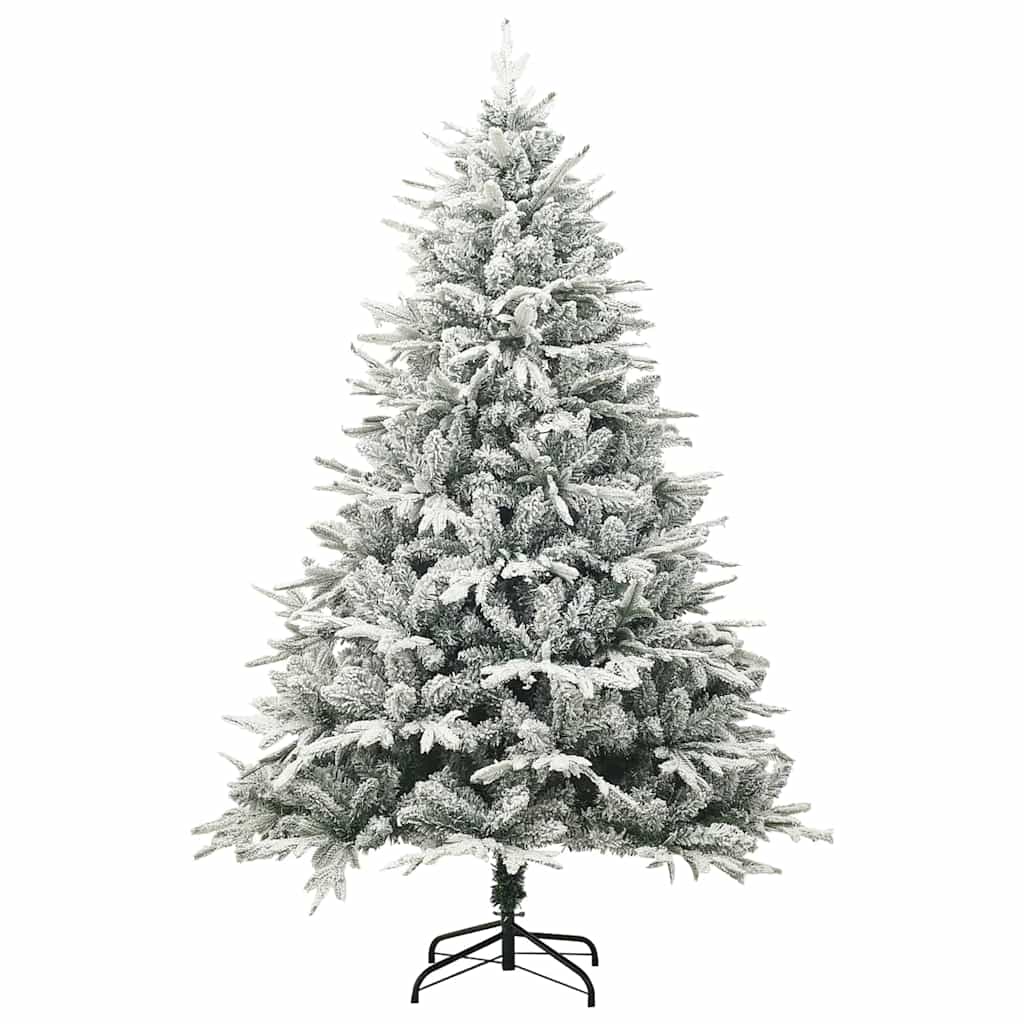 Kunst Kerstboom met verlichting Groen 180 cm PVC en PE is nu te koop bij PeponiXL, paradijselijk wonen!