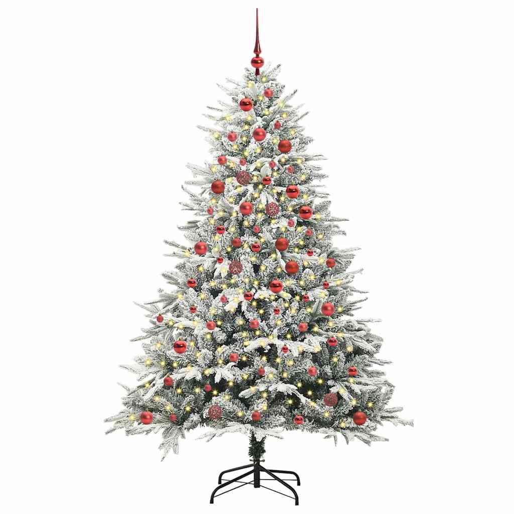 Artificial Pre-lit Kerstboom met Ballenset Groen 180 cm is nu te koop bij PeponiXL, paradijselijk wonen!