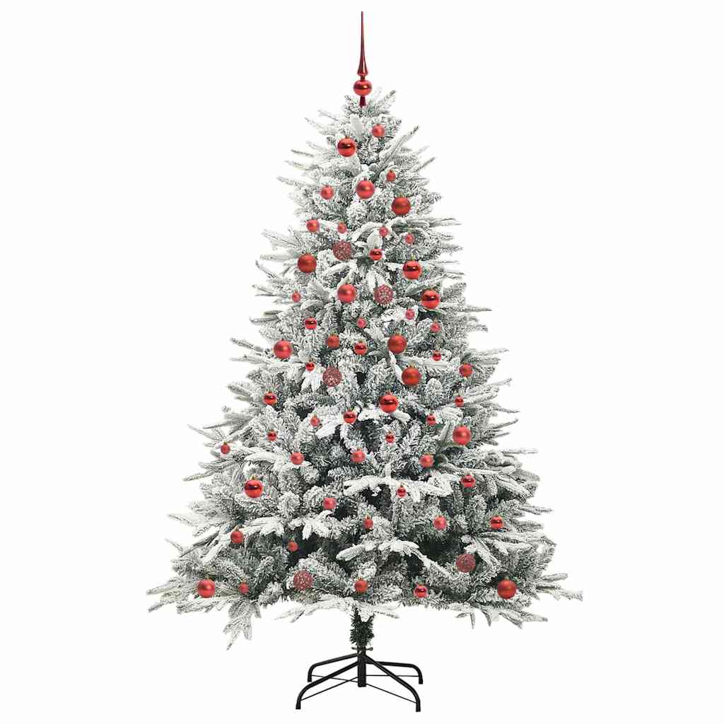 Artificial Pre-lit Kerstboom met Ballenset Groen 180 cm is nu te koop bij PeponiXL, paradijselijk wonen!