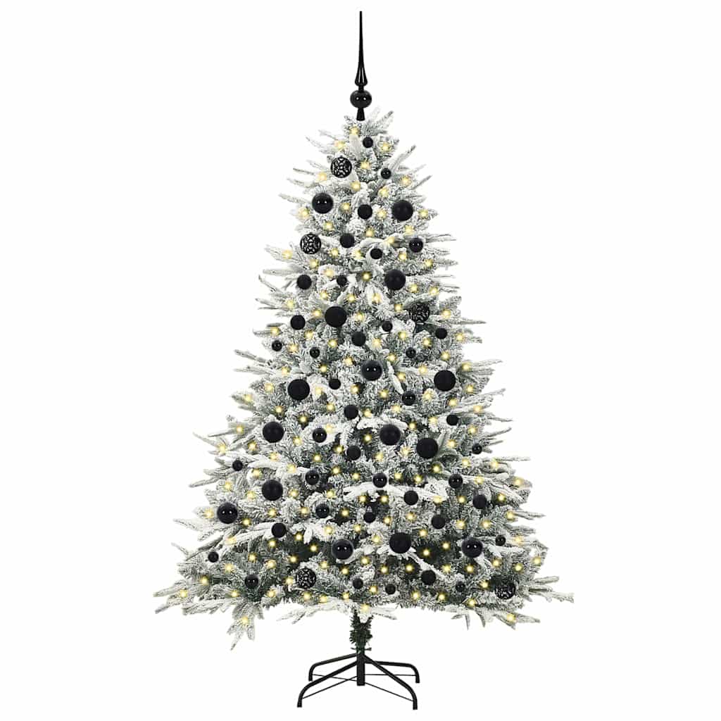 Artificial Pre-lit Kerstboom met Ballenset Groen 180 cm is nu te koop bij PeponiXL, paradijselijk wonen!