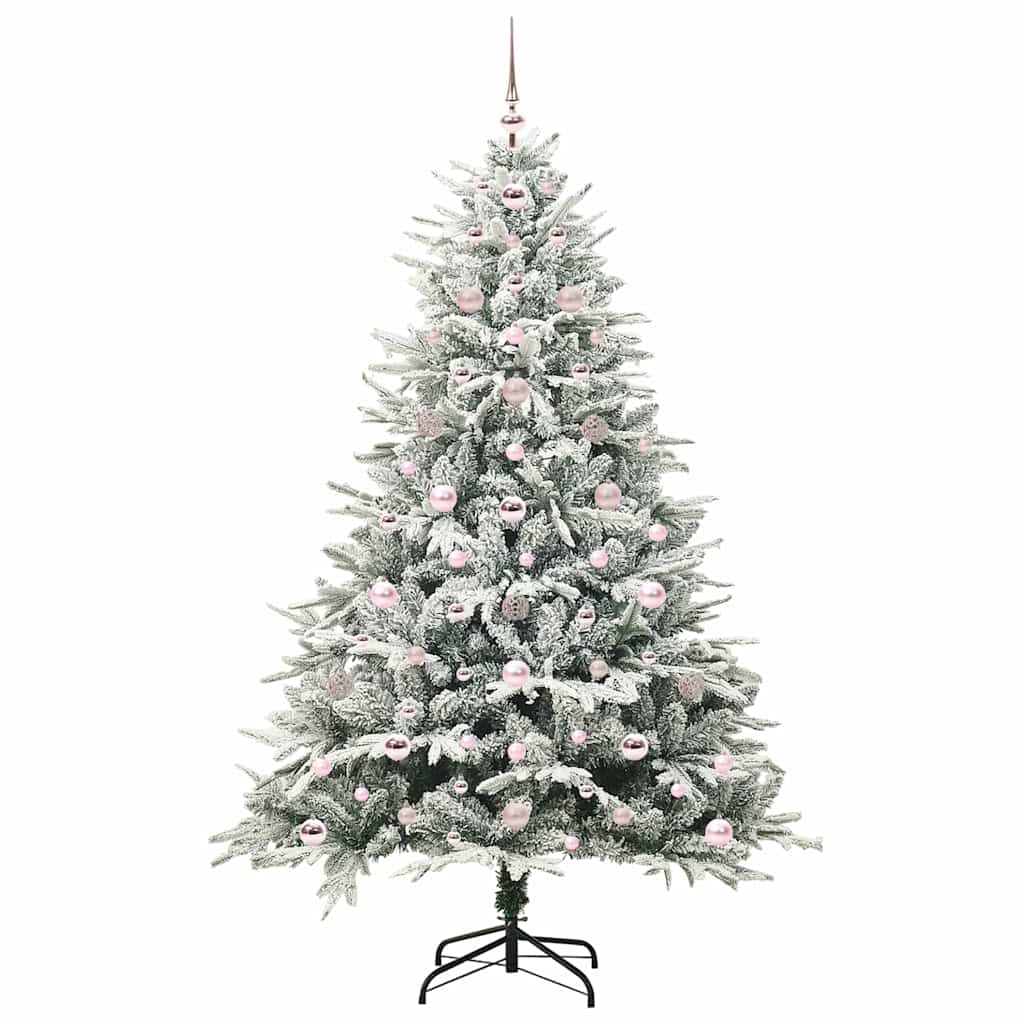 Artificial Pre-lit Kerstboom met Ballenset Groen 180 cm is nu te koop bij PeponiXL, paradijselijk wonen!