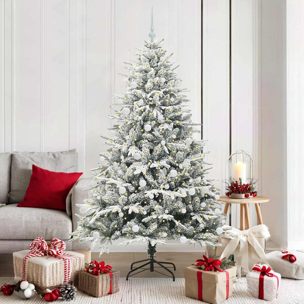 Artificial Pre-lit Kerstboom met Ballenset Groen 180 cm is nu te koop bij PeponiXL, paradijselijk wonen!