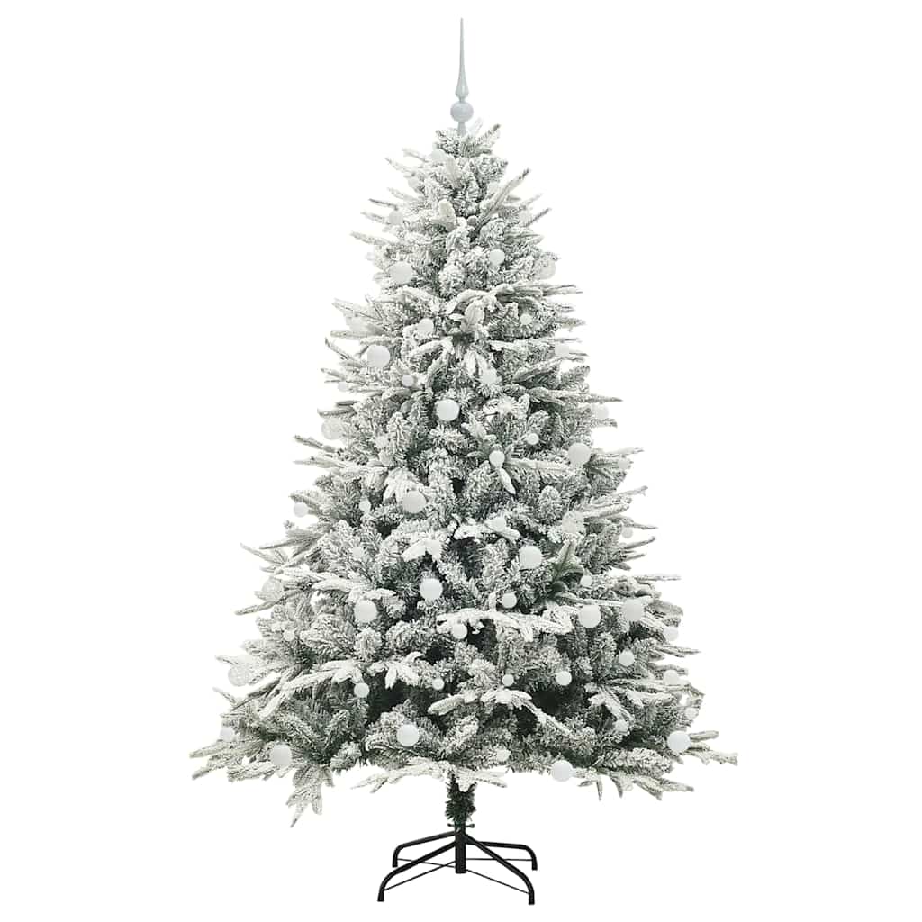 Artificial Pre-lit Kerstboom met Ballenset Groen 180 cm is nu te koop bij PeponiXL, paradijselijk wonen!
