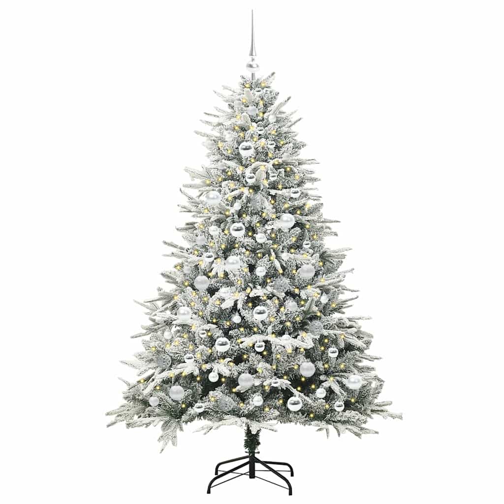 Artificial Pre-lit Kerstboom met Ballenset Groen 180 cm is nu te koop bij PeponiXL, paradijselijk wonen!