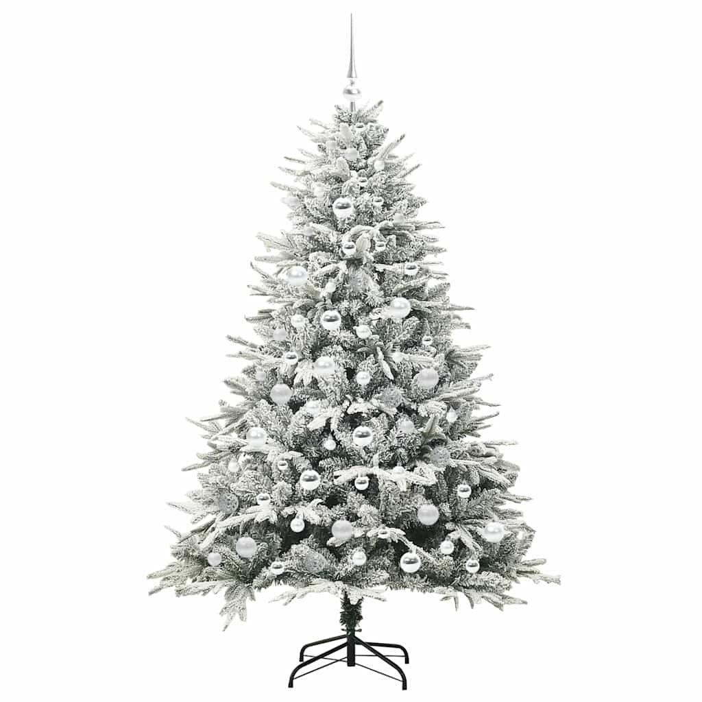 Artificial Pre-lit Kerstboom met Ballenset Groen 180 cm is nu te koop bij PeponiXL, paradijselijk wonen!