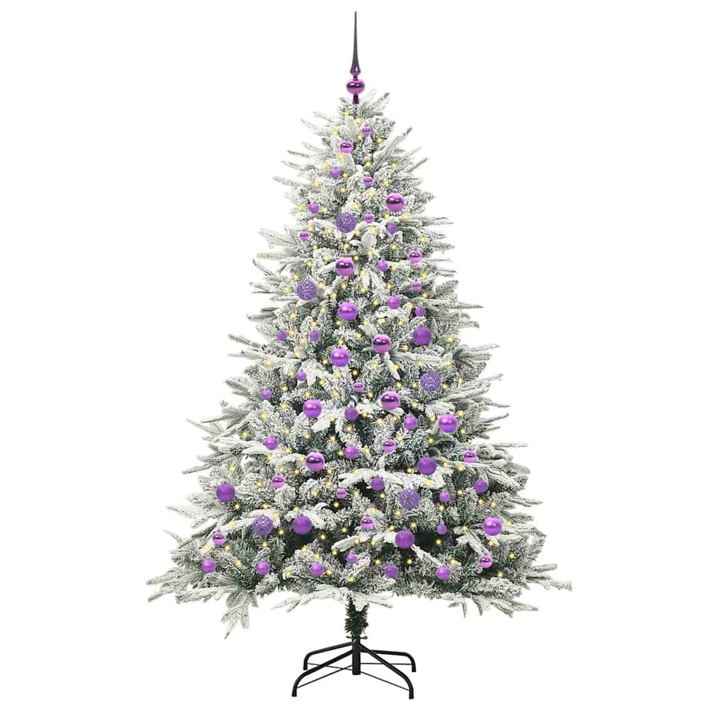 Artificial Pre-lit Kerstboom met Ballenset Groen 180 cm is nu te koop bij PeponiXL, paradijselijk wonen!