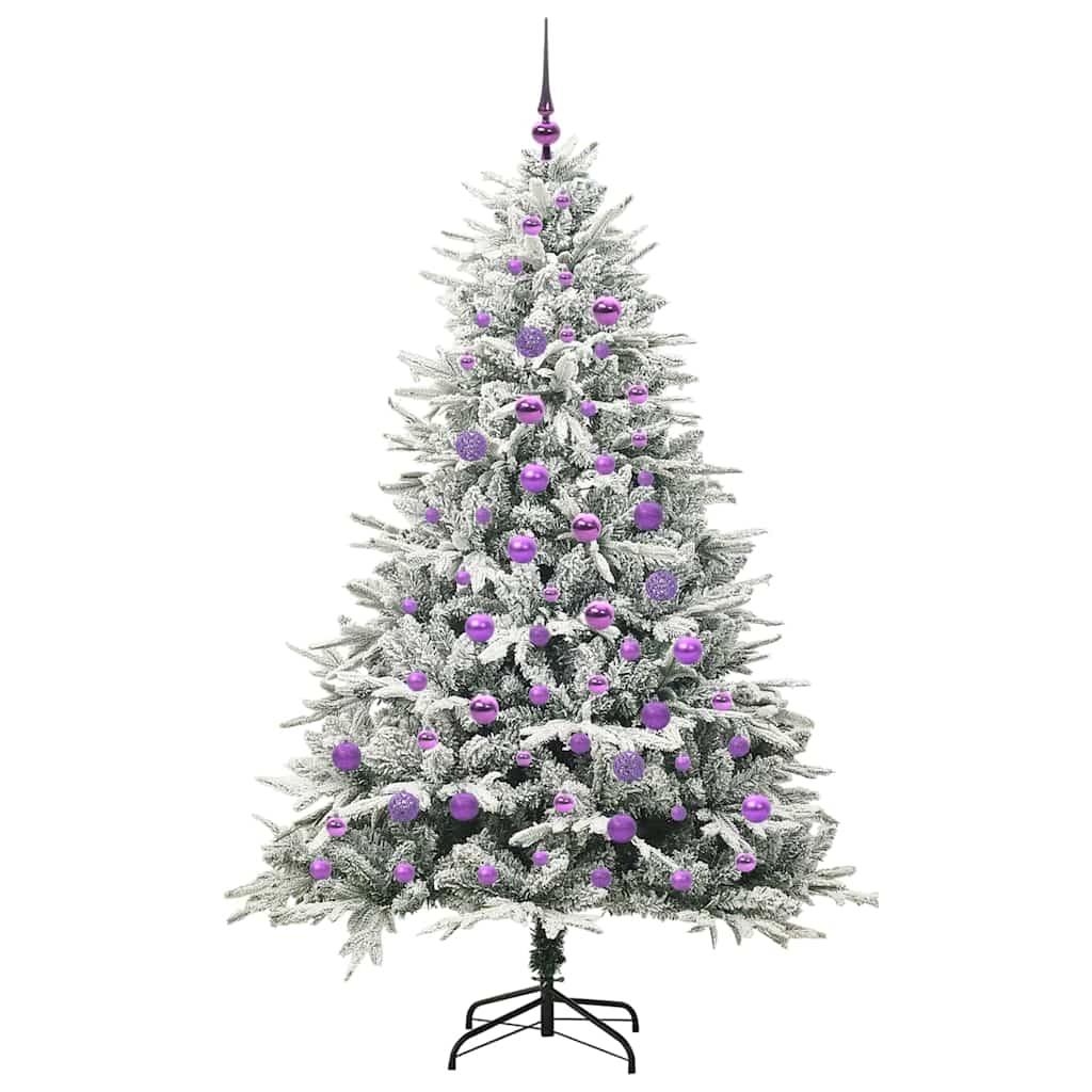 Artificial Pre-lit Kerstboom met Ballenset Groen 180 cm is nu te koop bij PeponiXL, paradijselijk wonen!
