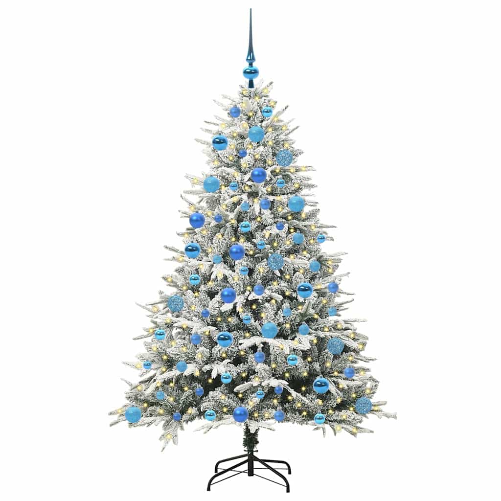 Artificial Pre-lit Kerstboom met Ballenset Groen 180 cm is nu te koop bij PeponiXL, paradijselijk wonen!
