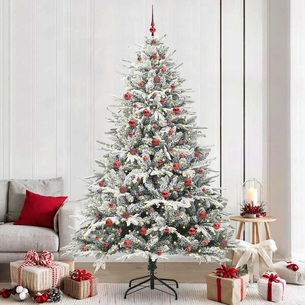 Artificial Pre-lit Kerstboom met Ballenset Groen 240 cm is nu te koop bij PeponiXL, paradijselijk wonen!