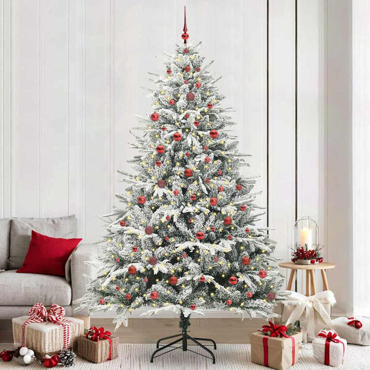 Artificial Pre-lit Kerstboom met Ballenset Groen 240 cm is nu te koop bij PeponiXL, paradijselijk wonen!