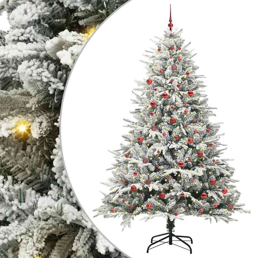 Artificial Pre-lit Kerstboom met Ballenset Groen 240 cm is nu te koop bij PeponiXL, paradijselijk wonen!