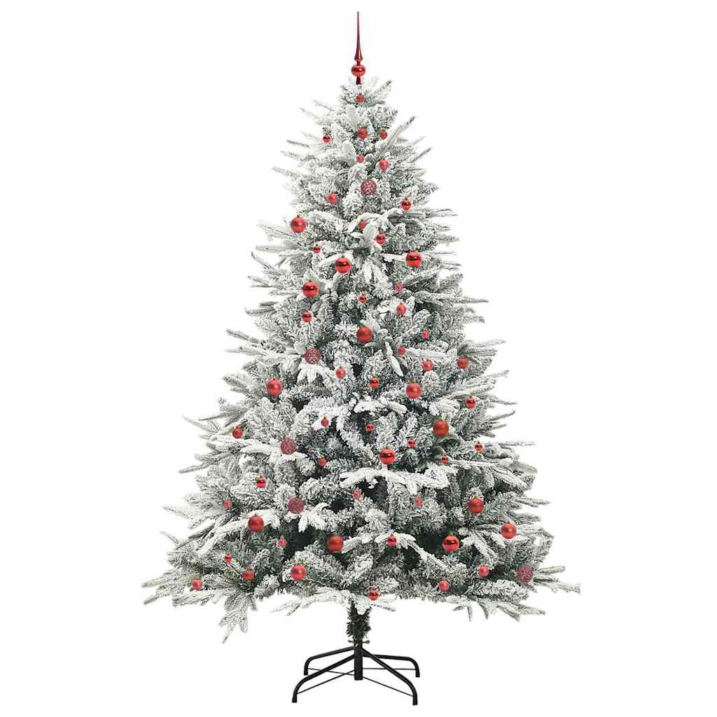 Artificial Pre-lit Kerstboom met Ballenset Groen 240 cm is nu te koop bij PeponiXL, paradijselijk wonen!