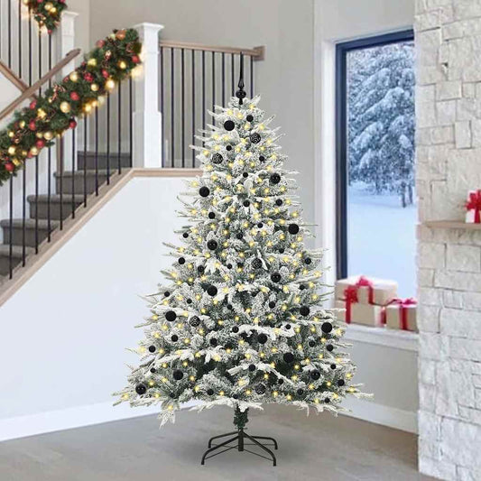 Artificial Pre-lit Kerstboom met Ballenset Groen 240 cm is nu te koop bij PeponiXL, paradijselijk wonen!