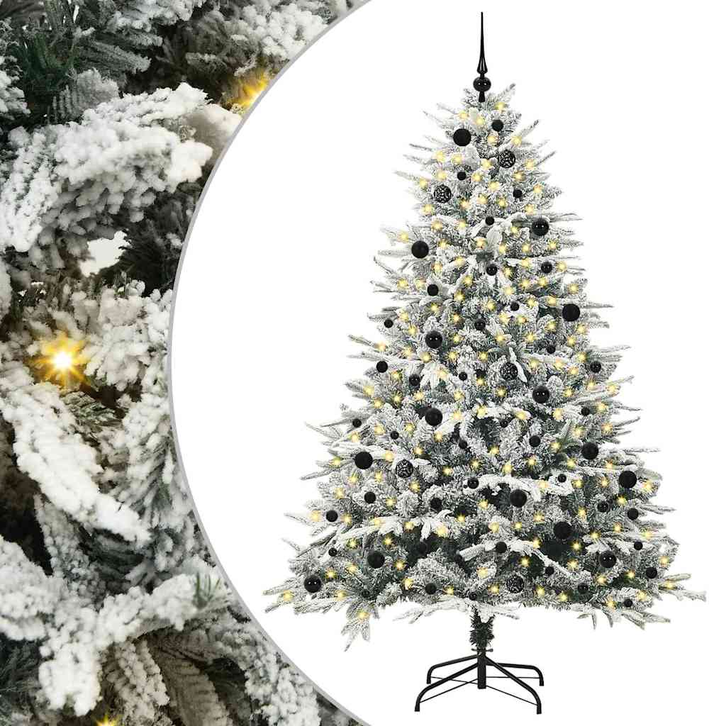 Artificial Pre-lit Kerstboom met Ballenset Groen 240 cm is nu te koop bij PeponiXL, paradijselijk wonen!
