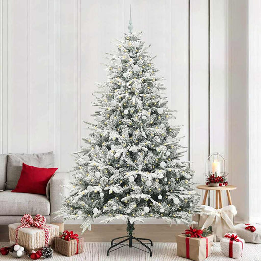 Artificial Pre-lit Kerstboom met Ballenset Groen 240 cm is nu te koop bij PeponiXL, paradijselijk wonen!