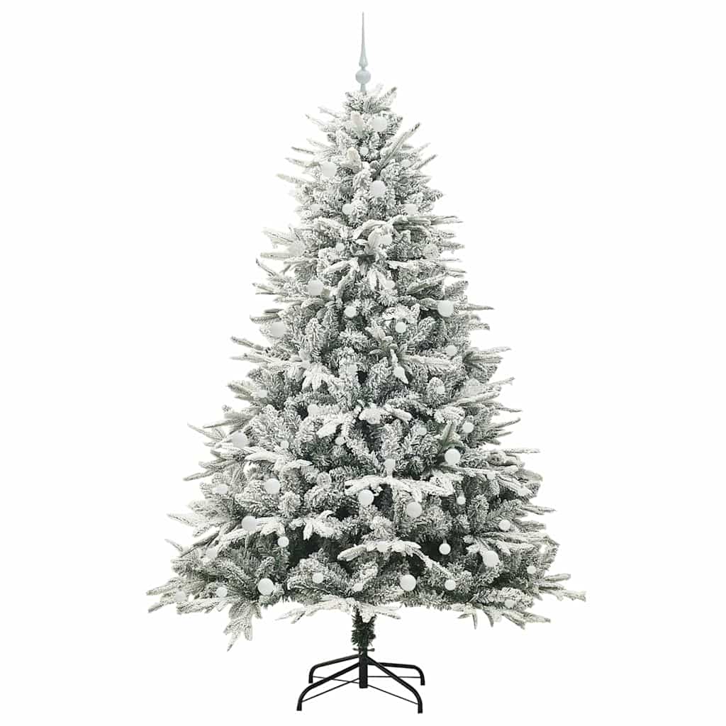 Artificial Pre-lit Kerstboom met Ballenset Groen 240 cm is nu te koop bij PeponiXL, paradijselijk wonen!
