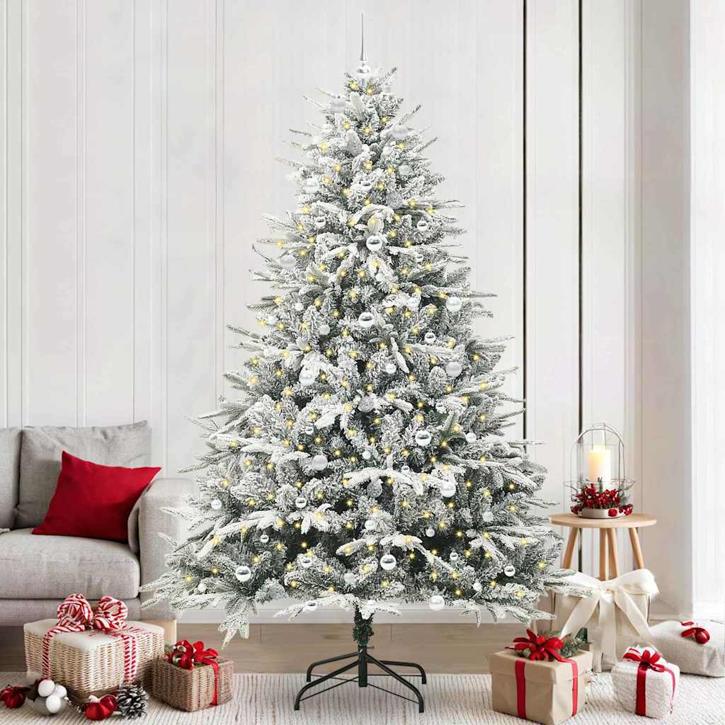 Artificial Pre-lit Kerstboom met Ballenset Groen 240 cm is nu te koop bij PeponiXL, paradijselijk wonen!