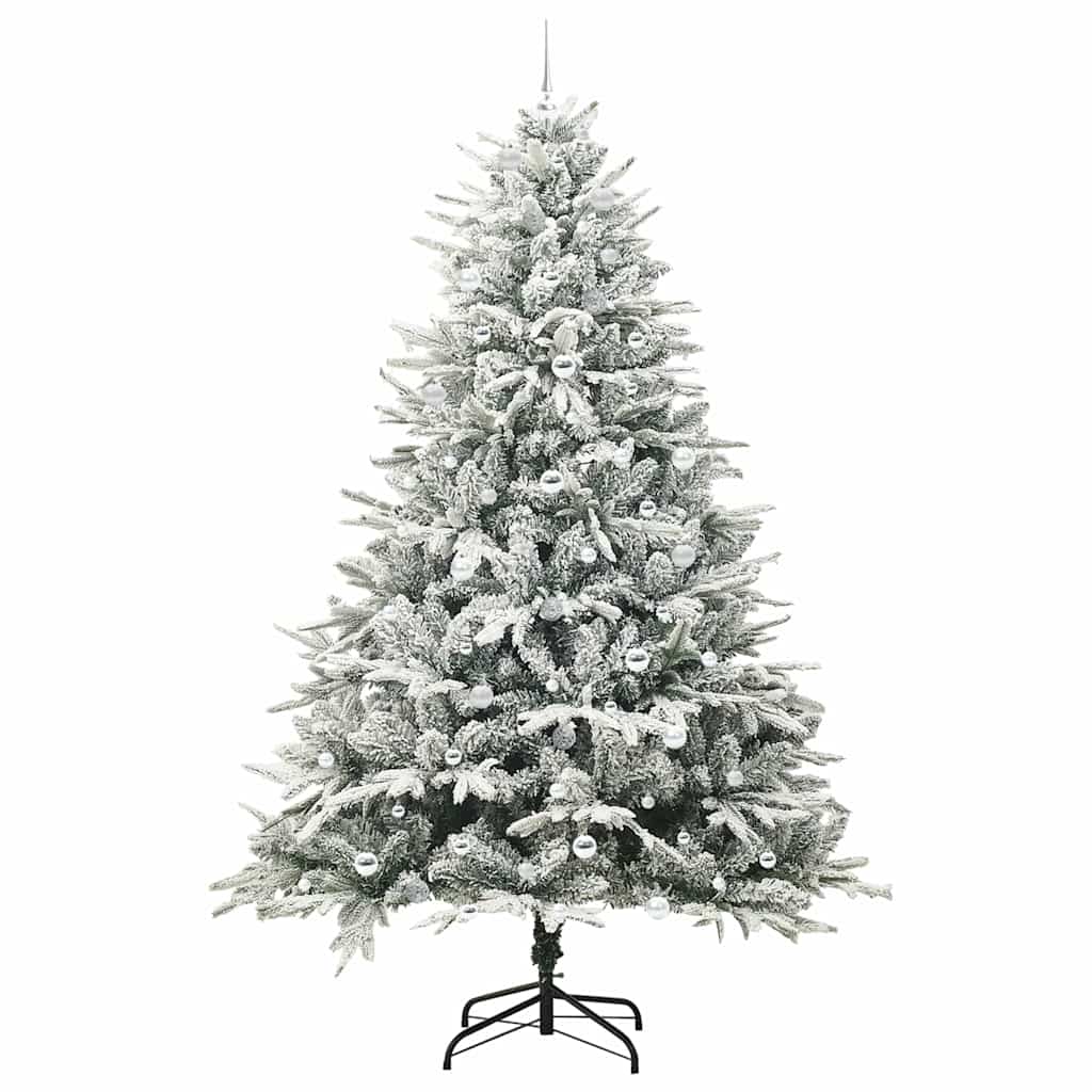Artificial Pre-lit Kerstboom met Ballenset Groen 240 cm is nu te koop bij PeponiXL, paradijselijk wonen!