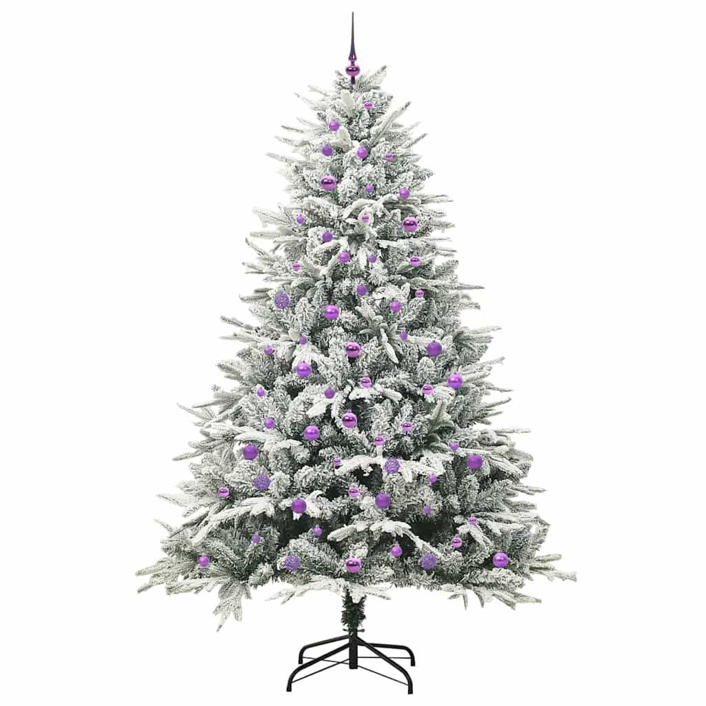 Artificial Pre-lit Kerstboom met Ballenset Groen 240 cm is nu te koop bij PeponiXL, paradijselijk wonen!