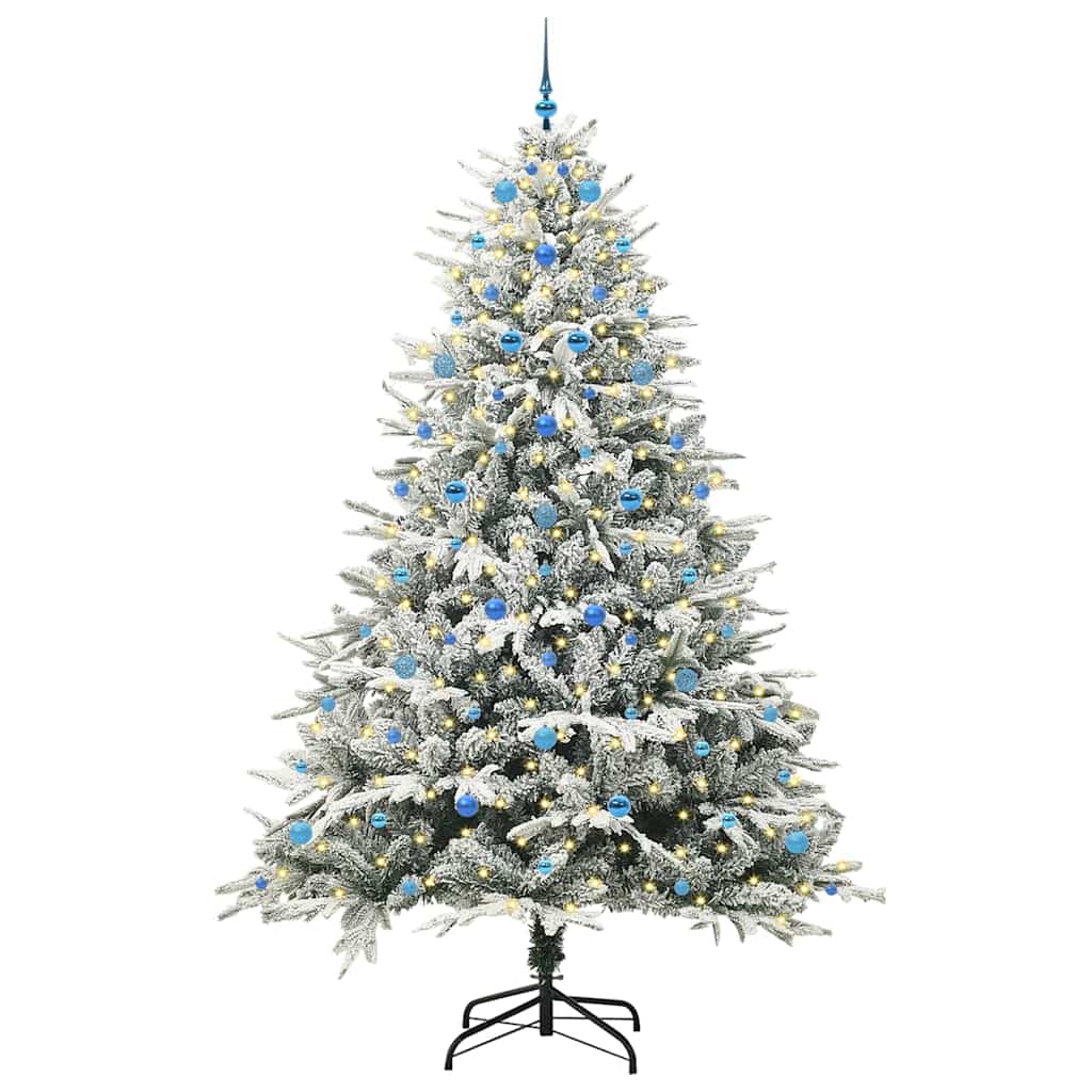 Artificial Pre-lit Kerstboom met Ballenset Groen 240 cm is nu te koop bij PeponiXL, paradijselijk wonen!
