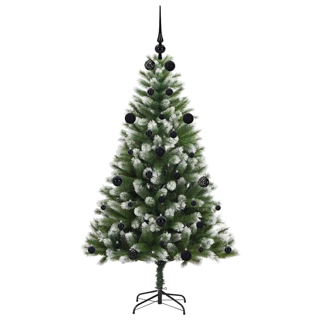 Kunstmatige scharnierkerstboom met bedekte sneeuw 150 cm is nu te koop bij PeponiXL, paradijselijk wonen!