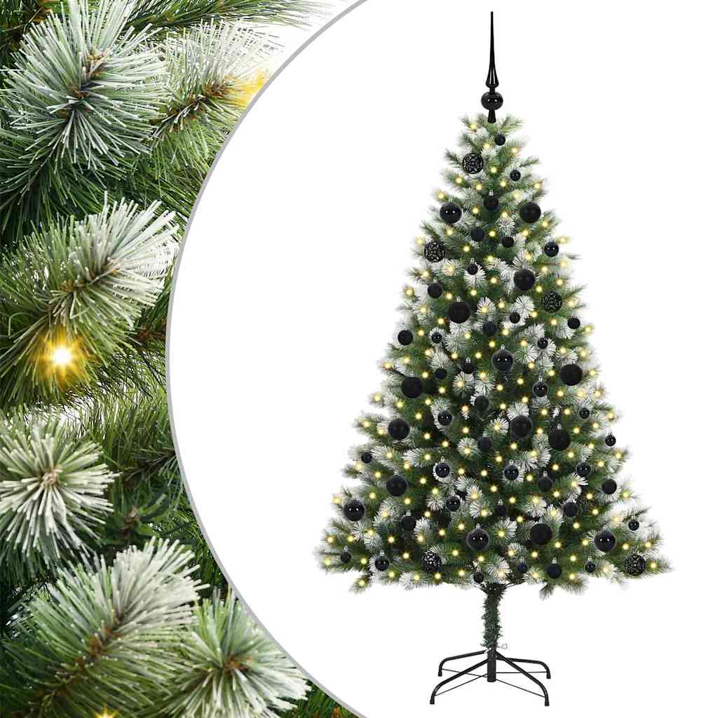 Kunstmatige scharnierkerstboom met bedekte sneeuw 180 cm is nu te koop bij PeponiXL, paradijselijk wonen!
