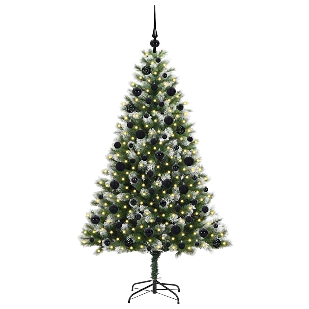 Kunstmatige scharnierkerstboom met bedekte sneeuw 180 cm is nu te koop bij PeponiXL, paradijselijk wonen!