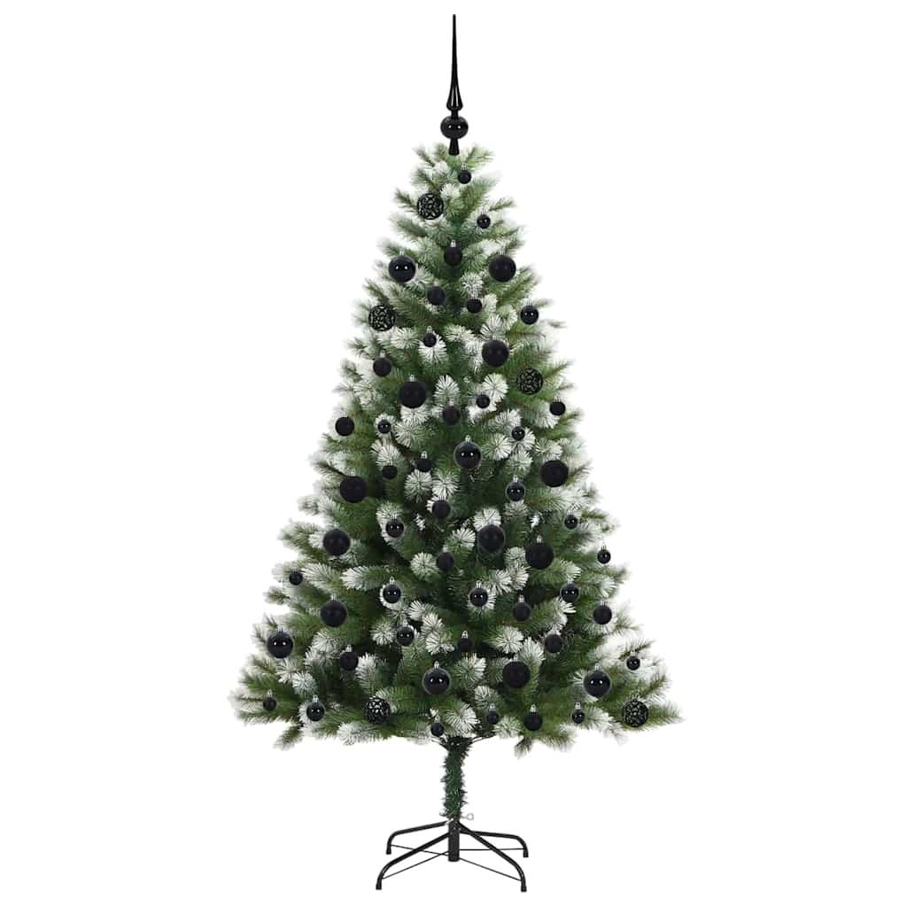 Kunstmatige scharnierkerstboom met bedekte sneeuw 180 cm is nu te koop bij PeponiXL, paradijselijk wonen!